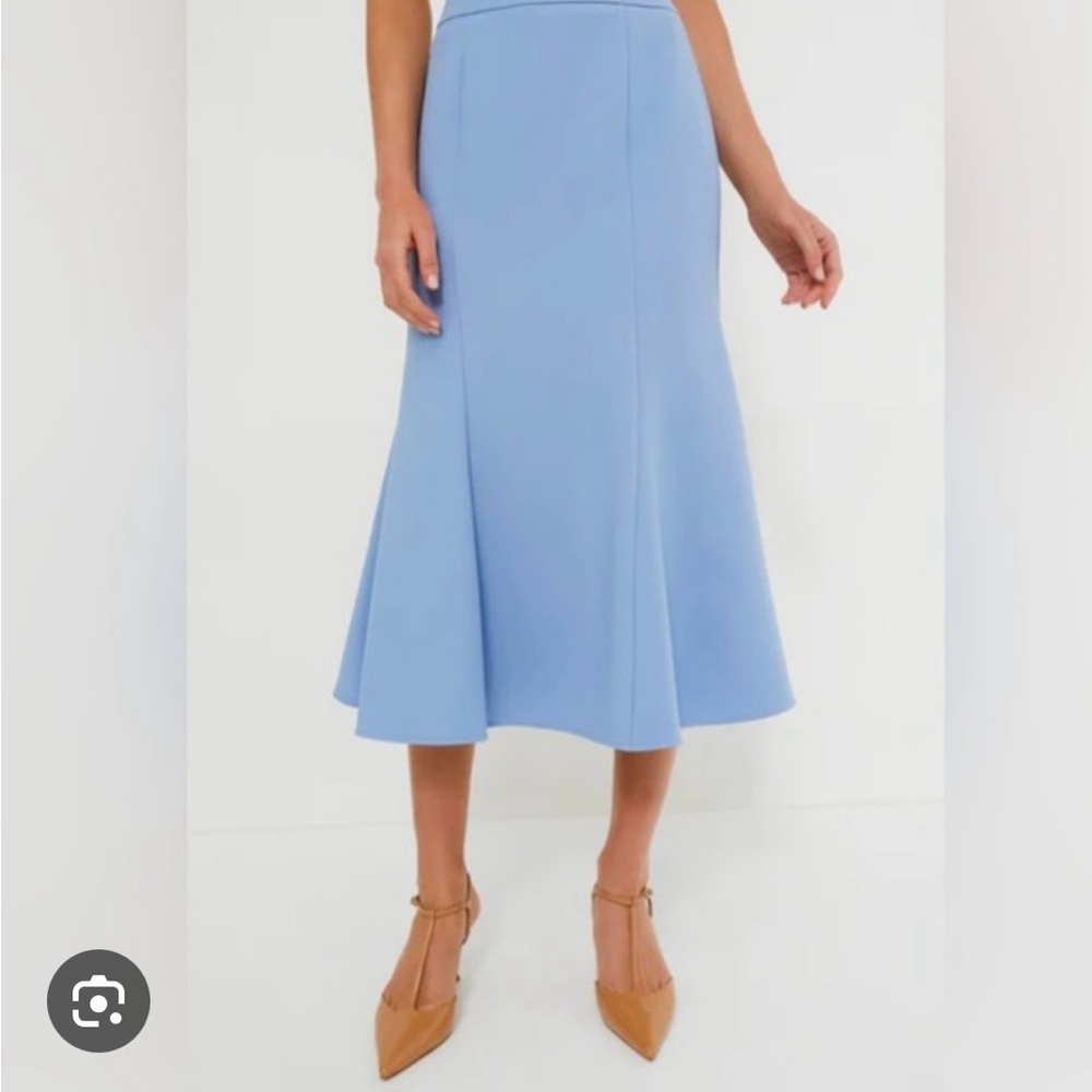 Tuckernuck cornflower blue Iris midi skirt